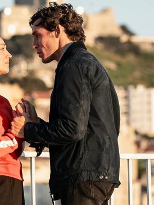 Sam Claflin Vanished 2026 Black Cotton Jacket