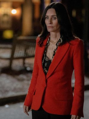 Scream 7 Courteney Cox Red Blazer