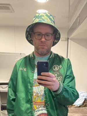 Seth Rogen Platonic S01 Green Varsity Jacket