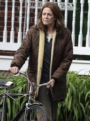 Sigourney Weaver Call Jane S01 Brown Jacket