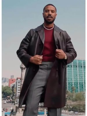 Sinners 2025 Michael B. Jordan Brown Leather Coat