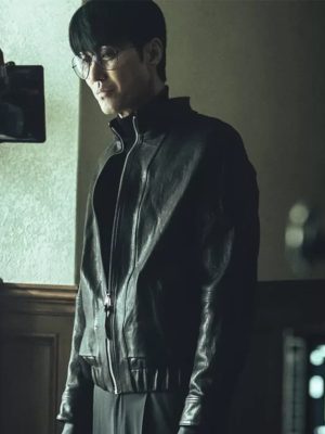 So Ji-Sub Mercy for None Black Leather Jacket