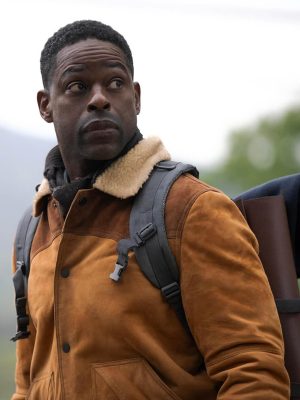 Sterling K. Brown Paradise S02 Brown Suede Jacket