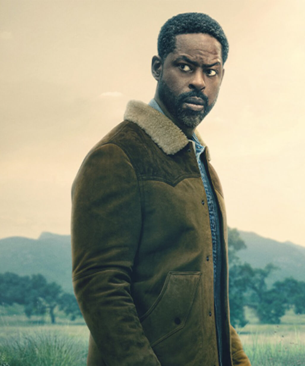 Sterling K. Brown Paradise S02 Brown Suede Jacket