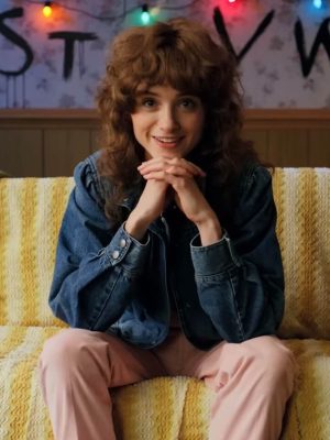 Stranger Things S05 Natalia Dyer Blue Denim Jacket