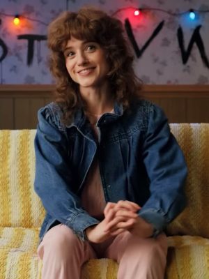 Stranger Things S05 Natalia Dyer Blue Denim Jacket