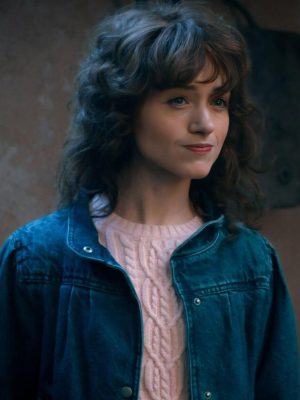 Stranger Things S05 Natalia Dyer Blue Denim Jacket