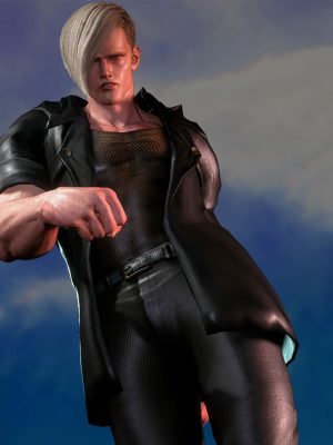 Street Fighter 6 Ed Boy Black Leather Jacket