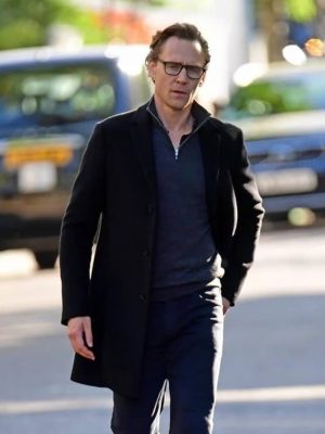 The Night Manager S02 Tom Hiddleston Black Wool Coat