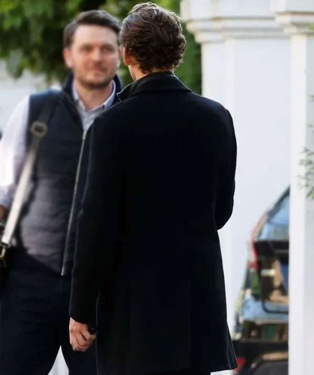 The Night Manager S02 Tom Hiddleston Black Wool Coat