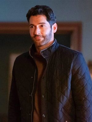 Tom Ellis Tell Me Lies S02 Black Quilted Jacket