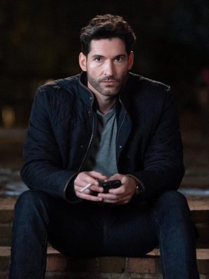 Tom Ellis Tell Me Lies S02 Black Quilted Jacket