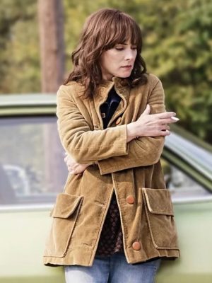 Winona Ryder Stranger Things Brown Corduroy Jacket