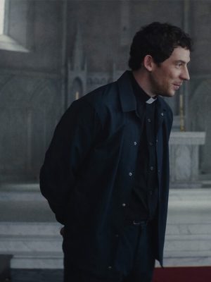 Wake Up Dead Man 2025 Josh O’Connor Cotton Jacket