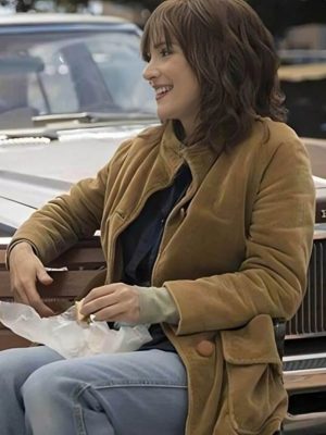 Winona Ryder Stranger Things Brown Corduroy Jacket