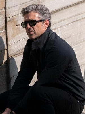 Angelo Doyle Memory of a Killer Black Cotton Jacket