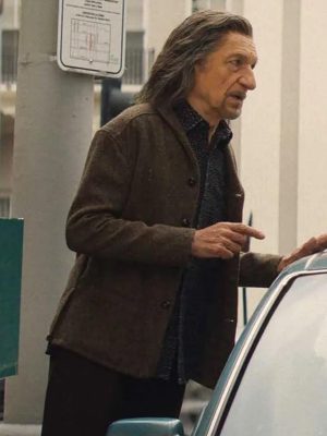 Ben Kingsley Wonder Man 2025 Brown Wool Blazer