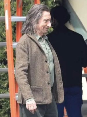 Ben Kingsley Wonder Man 2025 Brown Wool Blazer