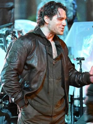 Henry Cavill highlander 2026 Leather Jacket