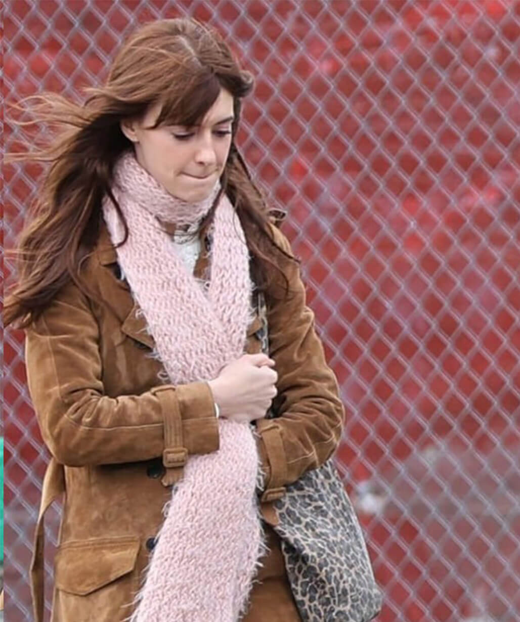 Here Comes The Flood 2026 Daisy Edgar Jones Suede Coat