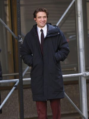 Here Comes the Flood 2026 Robert Pattinson Black Coat