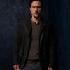 Peter Gadiot Memory of a Killer 2026 Leather Jacket