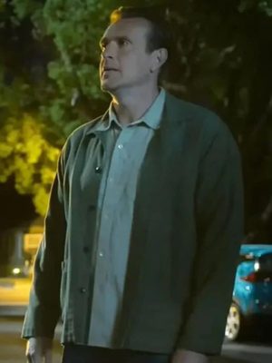 Shrinking S03 Jason Segel Green Cotton Jacket