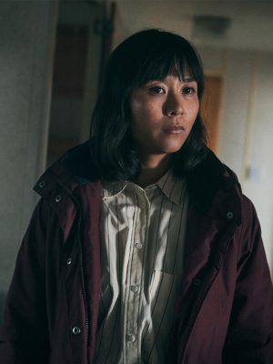 Under Salt Marsh 2026 Jess Deng Maroon Coat