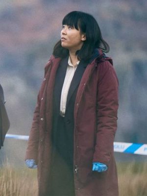 Under Salt Marsh 2026 Jess Deng Maroon Coat