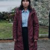 Under Salt Marsh 2026 Jess Deng Maroon Coat