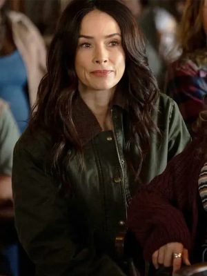 Abigail Spencer Best Medicine 2026 Green Cotton Jacket