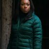 Amanda Warren The Night Agent S03 Green Puffer Jacket