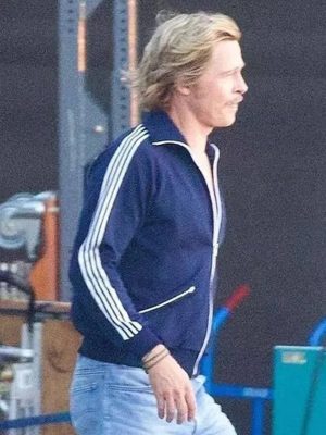 Brad Pitt The Adventures of Cliff Booth 2026 Track Jacket