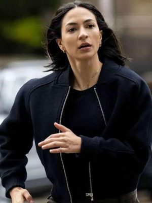 CIA 2026 Natalee Linez Blue Bomber Jacket