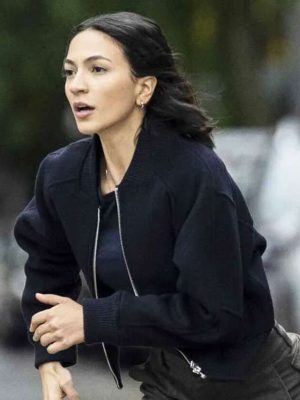 CIA 2026 Natalee Linez Blue Bomber Jacket