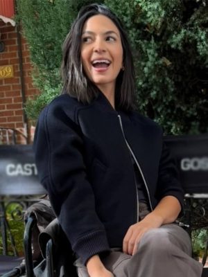 CIA 2026 Natalee Linez Blue Bomber Jacket