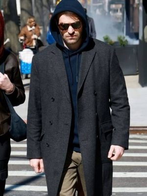 Daredevil Born Again S02 Charlie Cox Black Wool Coat