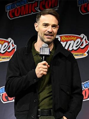 Daredevil Born Again S02 Charlie Cox Black Wool Jacket