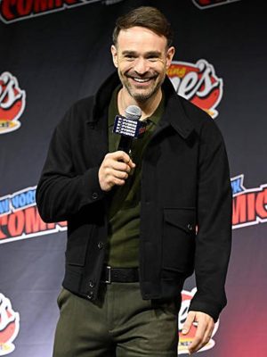 Daredevil Born Again S02 Charlie Cox Black Wool Jacket