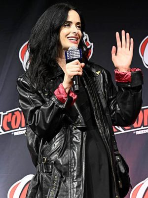 Daredevil Born Again S02 Krysten Ritter Black Leather Jacket