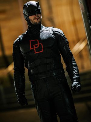 Daredevil Born Again S02 Matt Murdock Black Leather Jacket