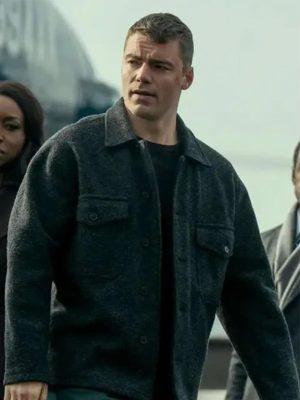 Gabriel Basso The Night Agent S03 Grey Wool Jacket
