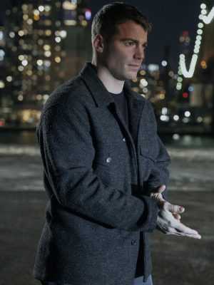 Gabriel Basso The Night Agent S03 Grey Wool Jacket