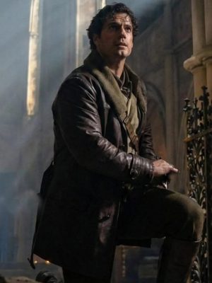 Henry Cavill Highlander 2026 Brown Leather Coat