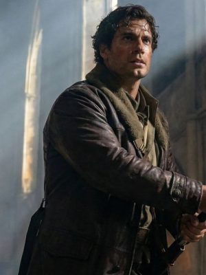 Henry Cavill Highlander 2026 Brown Leather Coat