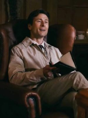 How to Make a Killing 2026 Glen Powell Grey Cotton Jacket