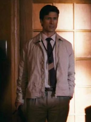 How to Make a Killing 2026 Glen Powell Grey Cotton Jacket