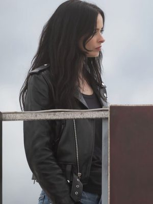 Jessica Jones Daredevil Born Again S02 Black Leather Jacket