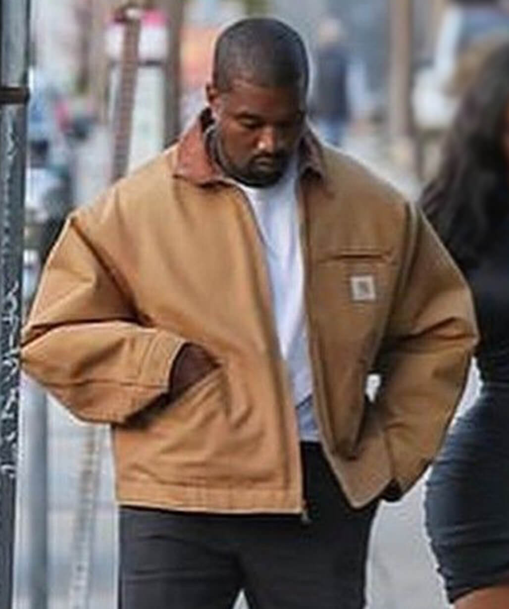 Kanye West Brown Cotton Jacket