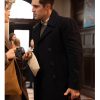 Phil Dunster Rooster S01 Blue Wool Coat